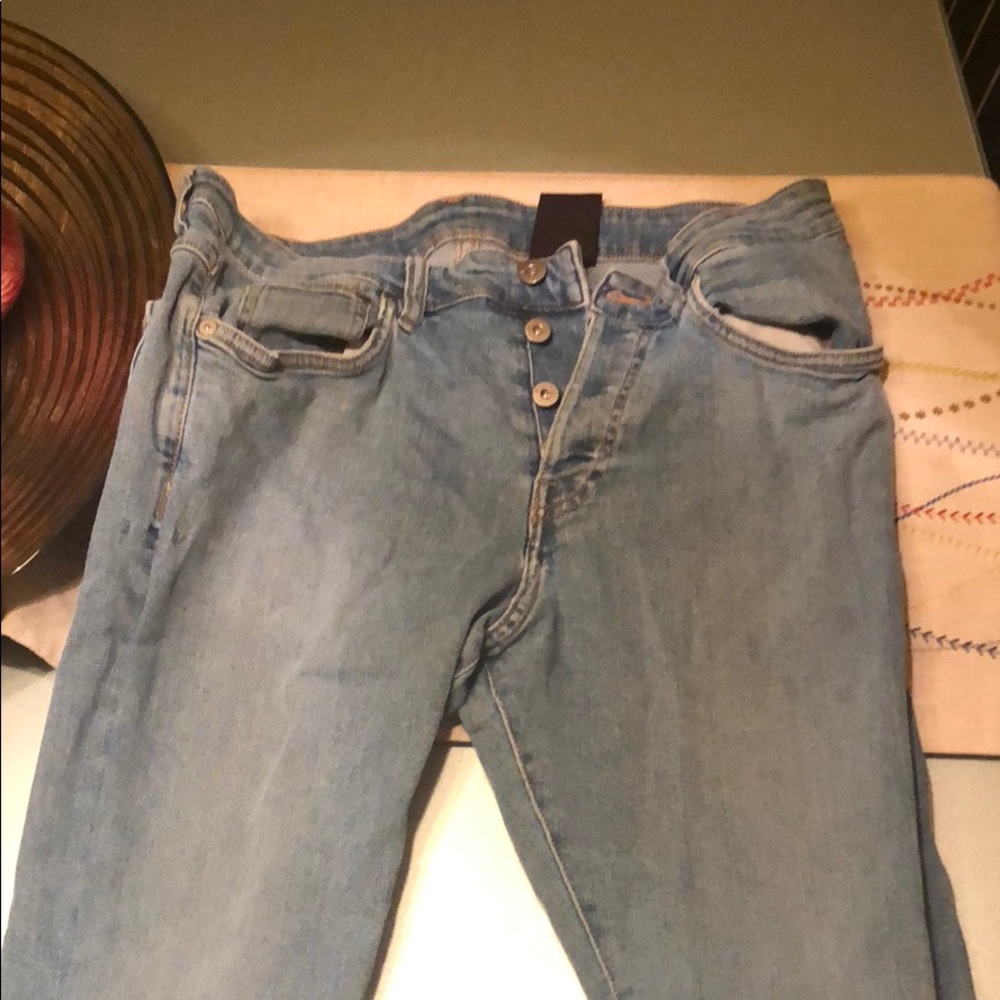 Skinny low waist jeans